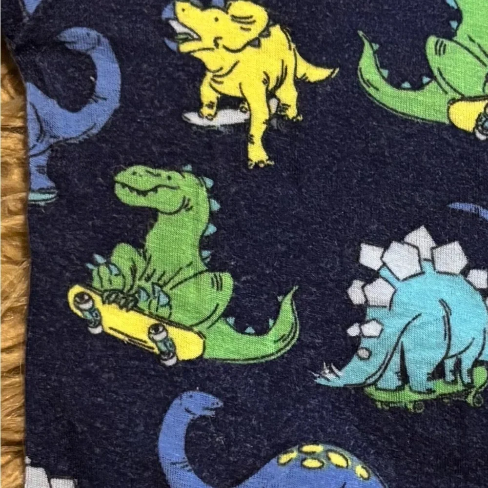 Bamboo Dinosaur PJs Print Kids Boys Pajama Set Viscose Buttery Soft 24 months
